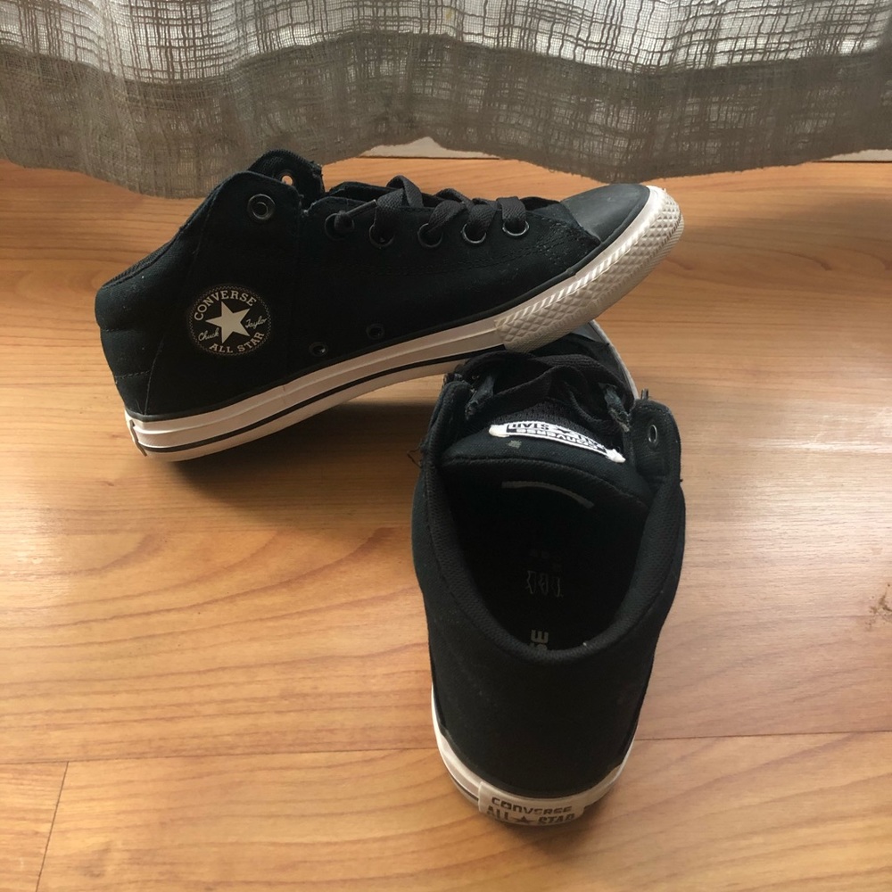No tie shoe laces Converse